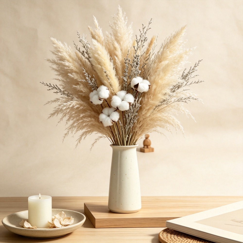 Buket Rumput Pampas Kering Ala - Pampas Grass Decor ulasan dan harga