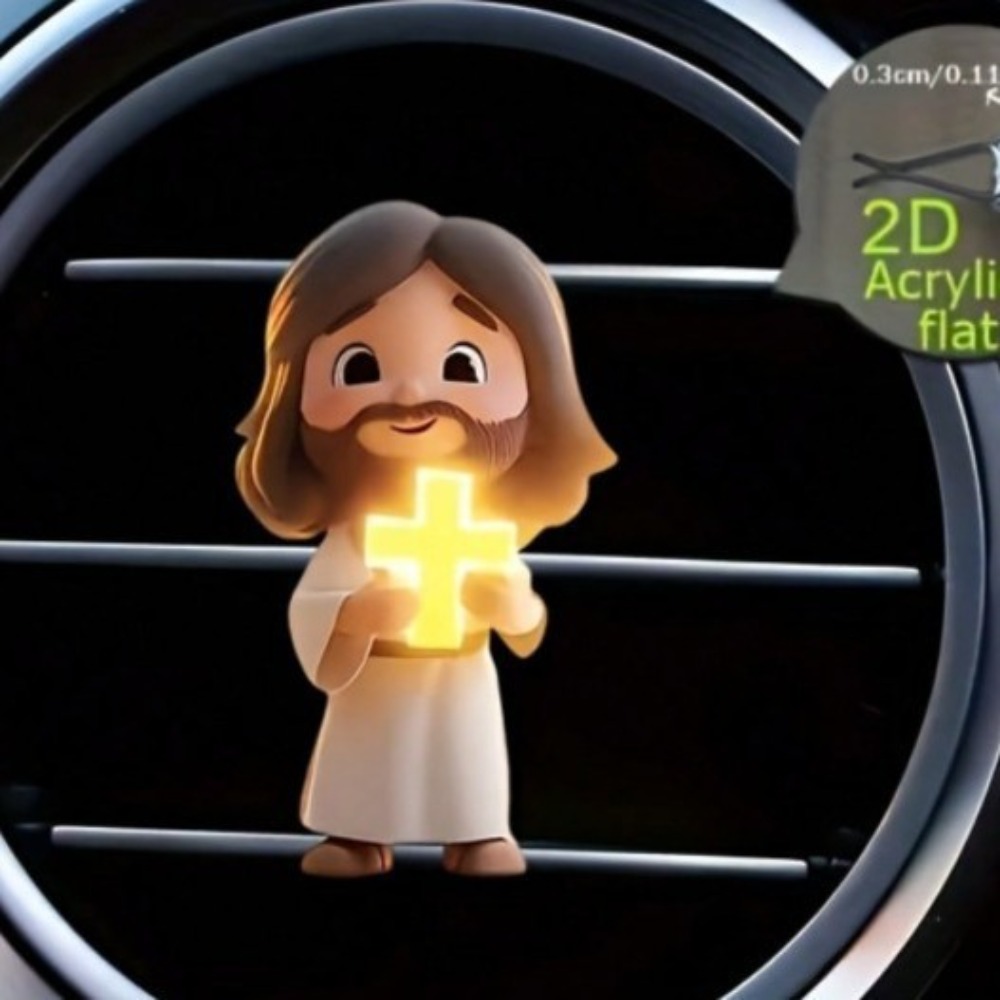 Aksesoris Hiasan Mobil 2D Akri - Home Decor Jesus ulasan dan harga