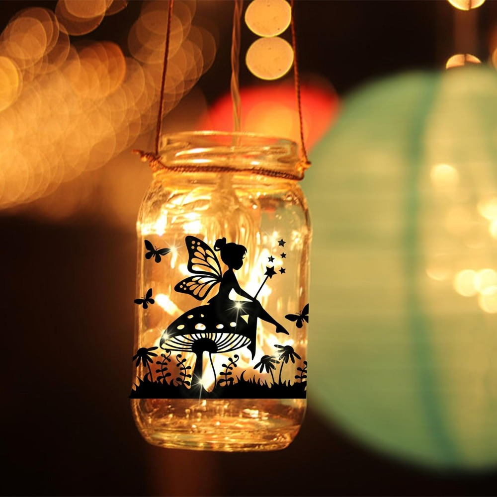 Siluet Elf Jar potongan kertas - Home Decor Wallpaper ulasan dan harga
