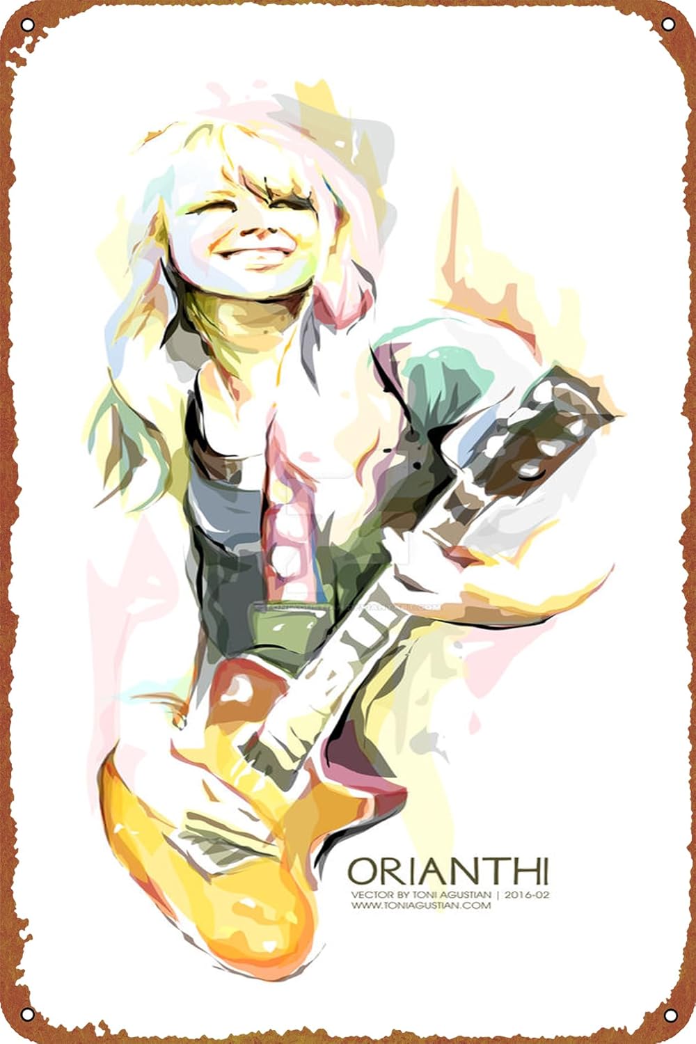 Orianthi Lukisan Vektor Cat Ai - Home Decor Vector ulasan dan harga