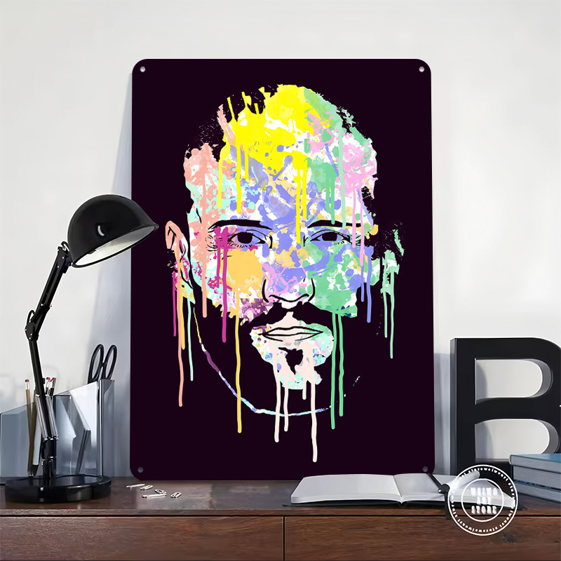 Poster Logam Bertekstur 3D Per - Home Decor Vector ulasan dan harga