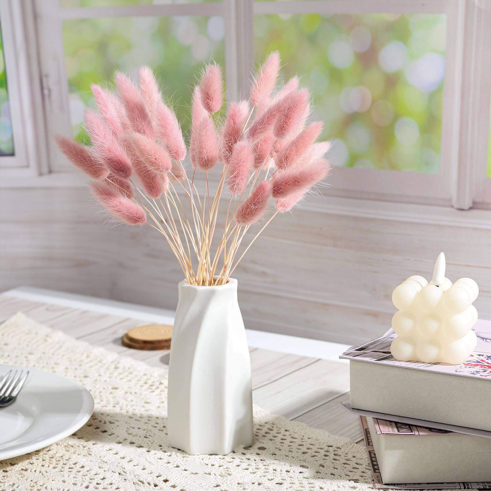 120 Tangkai Rumput Pampas Keri - Pampas Grass Decor ulasan dan harga