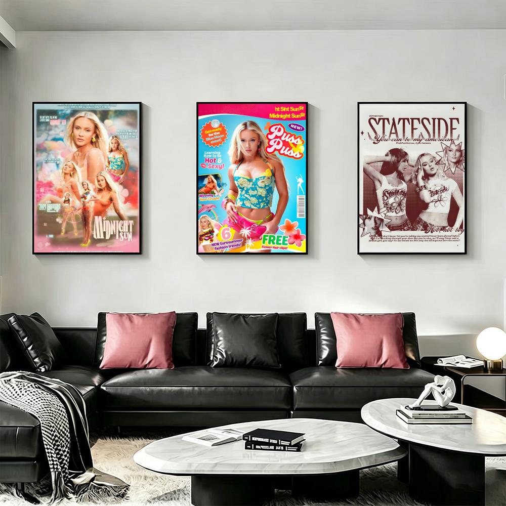 Poster Singer Z-Zara L-Larsson - Home Decor Za ulasan dan harga