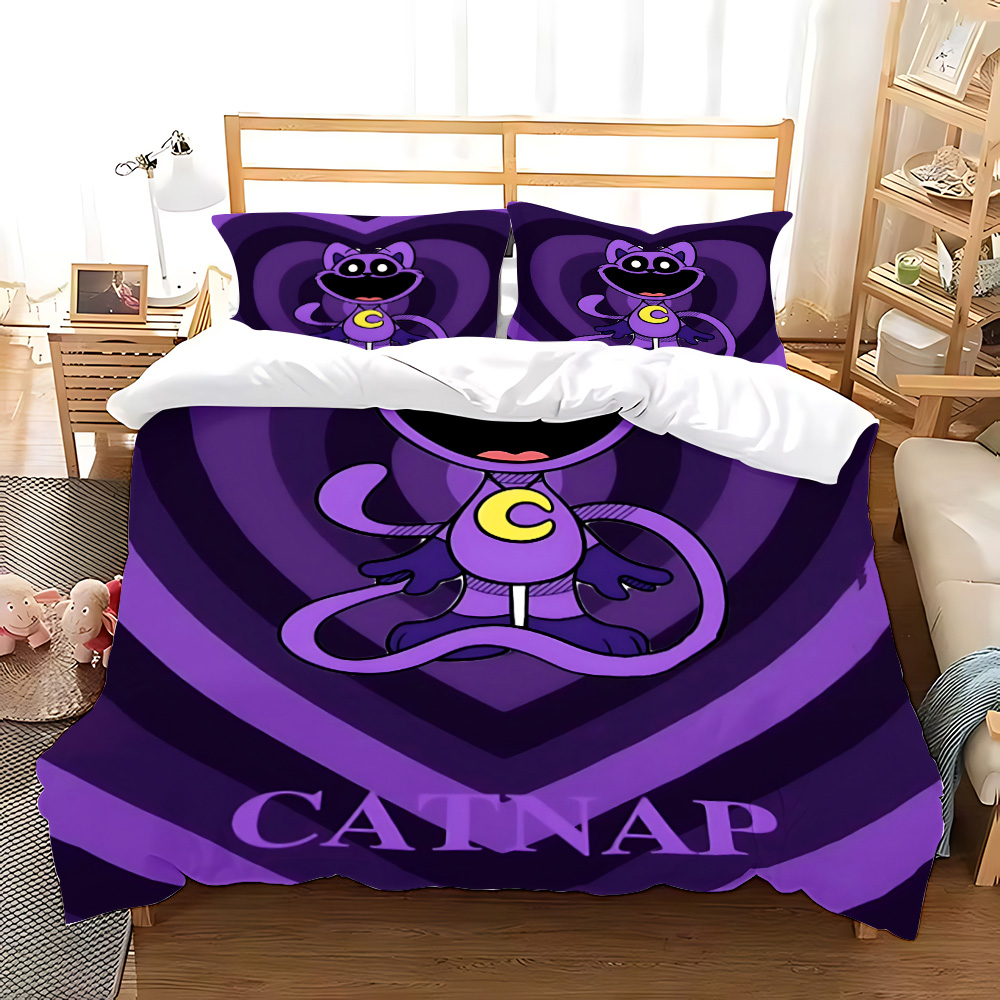 Set Seprai Game CatNap X DogDa - Decorative Throw Pillow ulasan dan harga