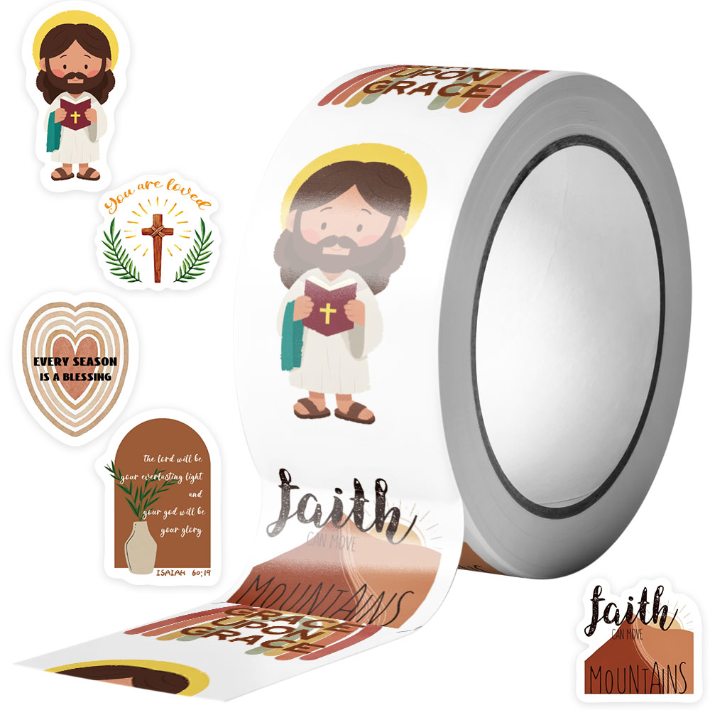 500 Buah Stiker Alkitab Yesus  - Home Decor Jesus ulasan dan harga
