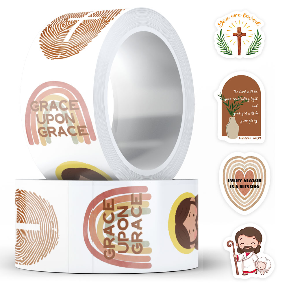 500 Buah Stiker Alkitab Yesus  - Home Decor Jesus ulasan dan harga