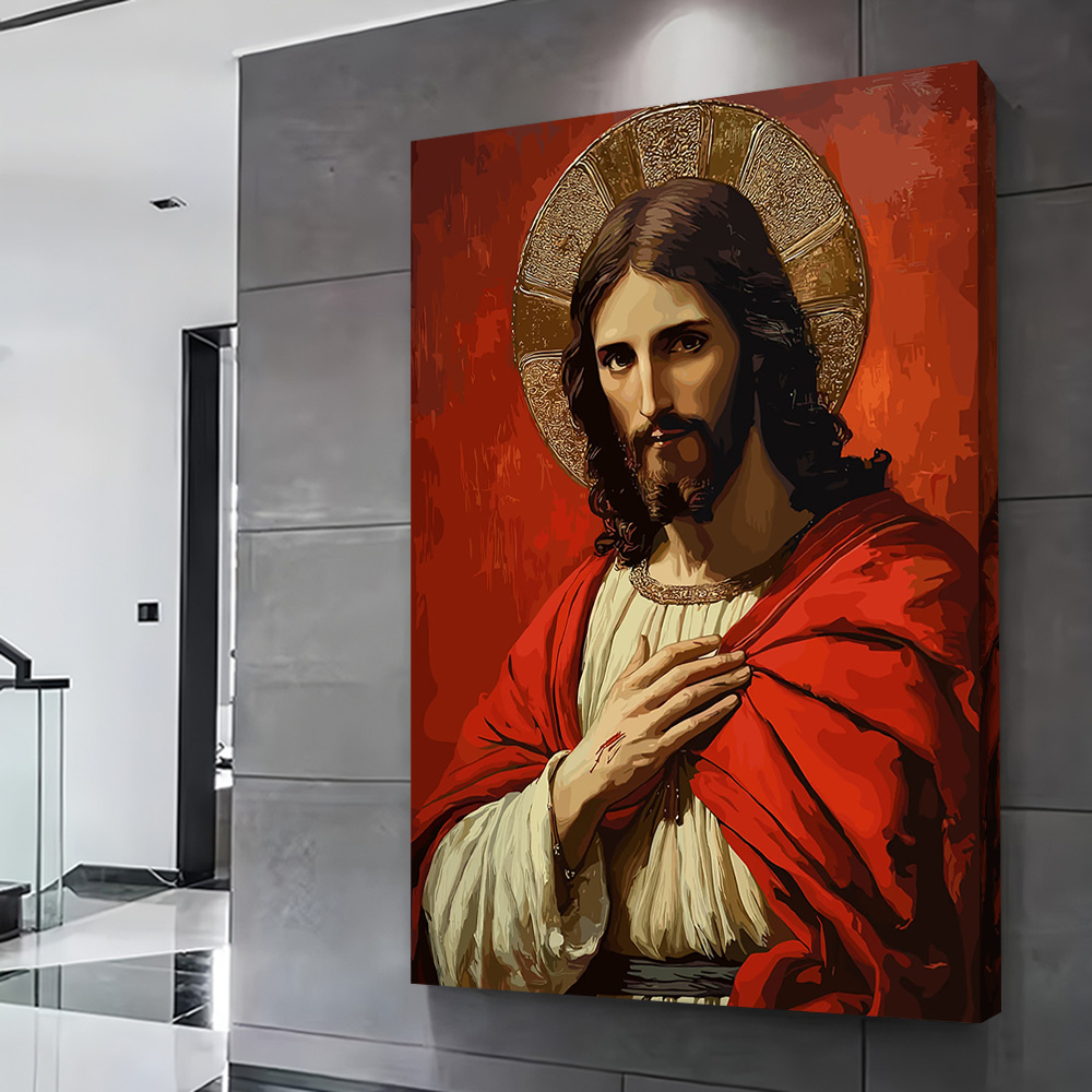 Potret Yesus Kristus dengan Ha - Home Decor Jesus ulasan dan harga