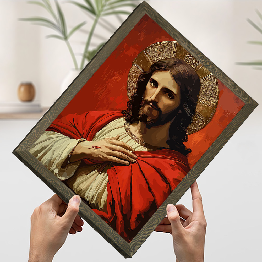 Potret Yesus Kristus dengan Ha - Home Decor Jesus ulasan dan harga