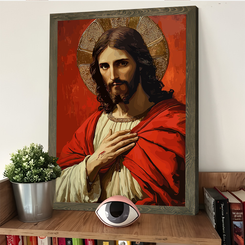 Potret Yesus Kristus dengan Ha - Home Decor Jesus ulasan dan harga