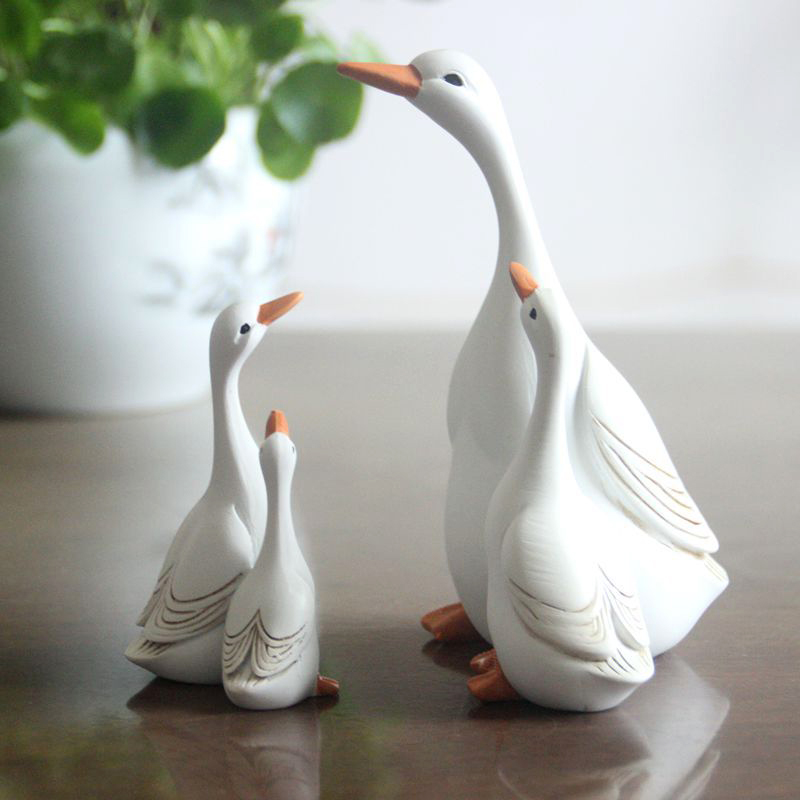 Menyenangkan Lucu Bebek Resin  - Home Decor Za ulasan dan harga