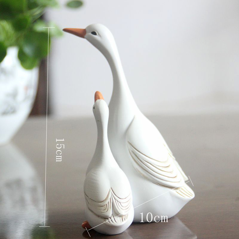 Menyenangkan Lucu Bebek Resin  - Home Decor Za ulasan dan harga