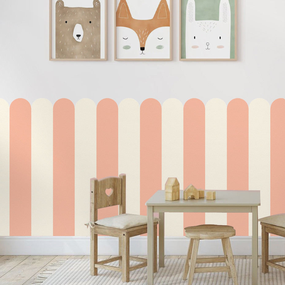 Wallpaper Busur Bergaris Verti - Home Decor Wallpaper ulasan dan harga